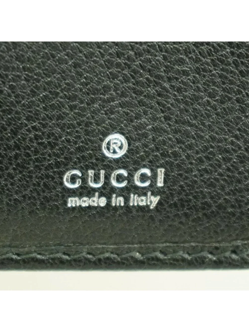 Gucci Wallet GG Supreme Black Silver